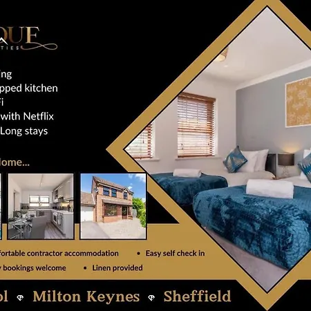 MK City Center House: Family-Friendly with Free Parking and Sky TV Milton Keynes Exterior photo
